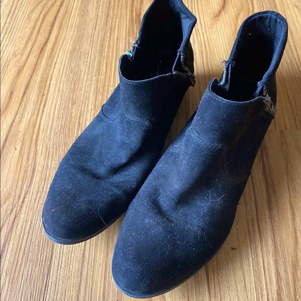 Black ankle boots
